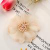Yiwu Estilo Coreano Flor de Tecido Microfibra Fio de Seda Flor Simulada Acessórios Acessórios Roupas Feitas à Mão Sapatos Acessórios Atacado Materiais