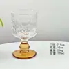 Taça de Vidro com Padrão de Árvore de Luxo Retro de Nicho, Copo de Uísque de Ponta, Taça de Vinho, Copo para Bebidas