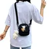 Bolsa Bandolera Japonesa Harajuku Linda Chica Suave Antigua Corea del Sur Ins Sencilla Retro Estudiante Lienzo Bolsa Pequeña