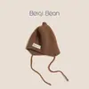 Gorros Infantiles Otoño e Invierno Moda Tendencia Lindos Gorros de Punto para Proteger las Orejas para Niños y Niñas Elegantes Cálidos Gorros de Lana con Chupete Tendencia