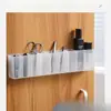 Set combinado para uso doméstico, gabinete de espejo sin taladro, caja de almacenamiento transparente, set de labiales y cosméticos, almacenamiento simple en puerta de gabinete