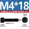 Tornillo de expansión de alta resistencia grado 10.9, cabeza de copa hexagonal, rosca completa M3, cabeza cilíndrica moleteada