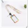 Cordón para Teléfono Móvil Portatarjetas Cordón para Permiso de Trabajo de Exposición Insignia Cuerda Larga para Colgar Tarjeta de Estudiante Portatarjetas de Permiso de Trabajo Cordón