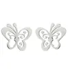 Nuevos Pendientes de Acero Inoxidable Mariposa Corta-Insectos Primavera 2026, Múltiples Estilos, Pendientes Semanales, Regalo Versátil para Niñas