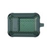 Adequado para Capa Protetora para Airpodspro3, Capa para Fone de Ouvido Apple 3ª Geração em Fibra de Carbono, 6ª Geração com Fivela de Travamento Capa Anti-Queda