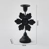 [Selección Estricta] Decoraciones de Mesa Románticas Estilo Lujo Ligero, Accesorios para Cena Romántica a la Luz de Velas Retro, Adornos de Candelabros Decorativos Simples