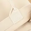 Bolsa de lona combinada com bolsa de juta, pode ser decorada com grafite, bolsa tote DIY, bolsa de grande capacidade, bolsa tote simples para o dia a dia