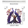 Decoración Colgante de Ventana de Acrílico 2D Pájaro de Colores Mariposa Fénix Día de San Valentín Transfronterizo Adorno para Colgar en Porche Exterior