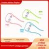 Massageador manual cervical para pescoço, ombro e pescoço, em forma de U, meridiano, massageador de acupuntura, bastão de massagem