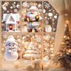 Pegatina de Navidad 2025 Nueva Transfronteriza Temu Xiyin Explosiones Copo de Nieve Pegatina para Ventana Pegatina Electrostática de Doble Cara Pegatina para Puerta