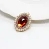Gota de aceite Perla trébol de cuatro hojas agujero hebilla de zapato DIY aleación accesorios cuadrado ovalado cristal accesorios para el cabello aplique material de diamante