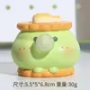 Enfeites de Biscuit Sanduíche Aperte, Brinquedos Criativos de Aperto Descompressão para Crianças Desenho Animado, Enfeites de Mesa com Design Fofo