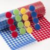 Fabricantes de velcro redondo para livros silenciosos, suprimentos de adesivos artesanais para crianças, velcro redondo adesivo traseiro