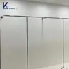 Estante de Exhibición para Tienda de Ropa Barra para Colgar Ropa en la Pared Acero Inoxidable Plata Cepillada Estante de Exhibición de Pie para Ropa de Mujer y Ropa Infantil