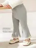 Leggings de Encaje para Bebé Princesa 2026 Otoño Nuevos Pantalones para Bebé Ropa Exterior Cómoda Casual para Niñas Bebé