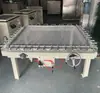 Estirador de Pantallas Mecánico Estirador de Pantallas Semiautomático Estirador de Pantallas por Turbina Soporte de Placa Máquina para Hacer Placas de Pantalla para Serigrafía Estirador de Pantallas