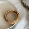 Pulsera Abierta Casual, Pulsera de Diseño Nicho Estilo Ins de Moda, Versátil Moda de Joyería de Mano Popular Elegante Coreana