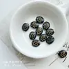 Retro Doméstico Dorado Pintado Checo Vidrio Perlas Trébol de Cuatro Hojas Flor Material Hecho a Mano Pulsera Cadena de Teléfono Móvil Joyería Accesorios