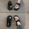 Zapatillas de Suela Suave Estilo Hada para Primavera y Verano, con Temperamento para el Uso Diario, Suela Gruesa, Nuevas Sandalias y Zapatillas Francesas que No Cansan los Pies