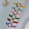 Amazon Best-Seller Transfronteiriço Original Personalizado Pulseira de Corda Tecida à Mão Concha Natural Colorida Contas de Arroz Ajustável