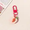 Llavero Colgante Serie Frutas de Verano Lindo Fruta Resina DIY Accesorios Adornos Pareja Estudiante Mochila Colgante