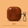 Nova capa de couro de crocodilo adequada para fones de ouvido Huawei Clip2, capa protetora de couro sintético PU estilo ear-clip, estilo executivo