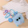Cosas Bonitas y Feas Llavero Colgante Cochecito Bola de Carbón Pequeña Colgador DIY Elfo de Dibujos Animados Colgante de Felpa Accesorios para Bolsos
