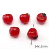 Série Frutas de Contas de Vidro Maçã Mirtilo Limão Pulseira Contas Artesanal DIY Pulseira Corrente de Telefone Pingente Acessórios
