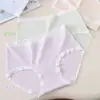 85-130 jin 50 piezas algodón peinado sin costuras estilo dulce fresco cómodo transpirable agradable a la piel bloque de color exquisita ropa interior para mujer