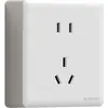 Zhigao Enchufe de Montaje Superficial Caja Abierta de Pared 10A Cinco Agujeros Multiorificio Panel de Interruptores Doméstico Ultradelgado Venta al por Mayor