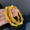 Pulseira Aberta de Luxo Feminina Mais Vendida no Oriente Médio, Estilo Noiva de Dubai, Estilo Levemente Luxuoso Indiano, Joia de Pulseira para Casamento Feminino