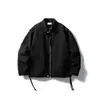 Rumen 2025 Primavera y Otoño Chaqueta con Solapa Estilo Japonés Retro Ropa de Trabajo Más Fácil de Combinar Suelta Casual Moda Top Tops para Hombre