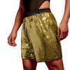 2025 Nuevo Europeo y Americano Transfronterizo Nuevo Verano para Hombre Shorts Brillantes Moda Versátil Pantalones Deportivos Casuales Ropa de Hombre