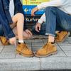 Botas de Otoño e Invierno Piel Genuina Estilo Pareja Senderismo y Montañismo al Aire Libre Botas de Ruibarbo para Hombres y Mujeres Botas de Trabajo de Suela Gruesa para Mujeres