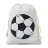 Bolsa con cordón para el Mundial de Fútbol 2026, Equipo Deportivo, Tema de Fútbol, Fiesta, Regalo, Dulces, Bolsa de Arpillera