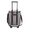 Bolsa de hielo con barra de tiro multifuncional, bolsa de picnic impermeable engrosada, incubadora con barra de tiro, remolcador portátil, bolsa de picnic, refrigerador