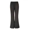 26 calças pantalona retrô versáteis de hot girl, calças esportivas soltas e relaxadas com bom caimento, calças casuais para mulheres, entrega regular outono e inverno