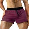 Shorts Esportivos Masculinos Europeus e Americanos Transfronteiriços Poliéster Tecido Secagem Rápida Simples Fitness Corrida Academia Shorts Costurados Estilo Masculino