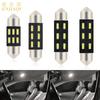 Luz de lectura LED para coche, doble punta, 4014 6SMD, 31 mm, 36 mm, 39 mm y 41 mm, luz de techo, luz de matrícula