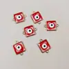 Aleación de Cuarteto gota de pegamento transparente Ojo del Diablo cuentas de pulsera Turquía accesorios de joyería diy ventas directas de fábrica
