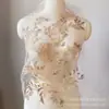 Diseño de Lentejuelas de Flores y Hojas Bordado con Cuentas Encaje Accesorios para Vestido de Noche DIY Floral Nuevo Estilo Bordado para Vestido de Novia Cosible