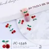 Joias para unhas quentes transfronteiriças atacado óleo Cereja liga de diamante verão fofo pequeno fresco super brilho unha Diamante