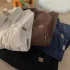 Camisa de Pana de Manga Larga para Primavera y Otoño, Tendencia Masculina, Holgada, Ropa Interior, Chaqueta de Camisa Retro Americana de Gama Alta para Hombre