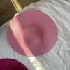 Sombrero de paja de ala ancha para playa en el mar en verano para mujer, sombrero de vacaciones con protección solar para viajes al aire libre, sombrero de sol moderno y versátil