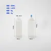 Botella exprimible de plástico Pe recta blanca de 80 ml para salsas, pegamento, pintura y agente de acoplamiento