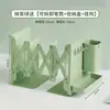 Soporte de Escritorio para Libros Soporte Retráctil para Libros Estante de Almacenamiento de Libros con Soporte para Bolígrafos Deflector Pinza para Libros Libro