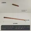 Lámpara de Araña para Restaurante Color Nogal Moderna Minimalista Nuevo Estilo Chino Zen Sala de Té Madera Maciza Tira Larga Lámpara de Mesa para Estudio Protección Ocular