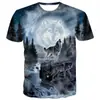 Moda Masculina Casual Cráneo Blanco y Negro 3D Pareja Impresión Digital 3D Camiseta Holgada para Hombres y Mujeres Mangas Cortas