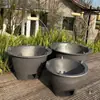Chaleira antiga aquecedor a carvão de ferro fundido pequena estufa de carbono durável ferro fundido pequena estufa doméstica fogo para cozinhar sopa estufada