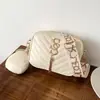 Estilo Coreano 2026 Nova Tendência Personalidade Bolsa Mãe e Filho Estética Casual Simples Bolsa Transversal Texturizada Elegante Ombro Único Pequena Quadrada